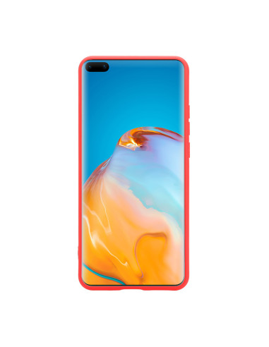 Crong Color Cover Etui Do Huawei P40 Pro Czerwony