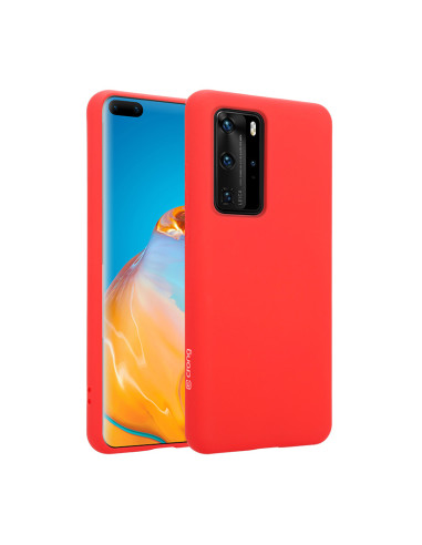 Crong Color Cover Etui Do Huawei P40 Pro Czerwony