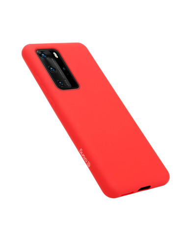 Crong Color Cover Etui Do Huawei P40 Pro Czerwony