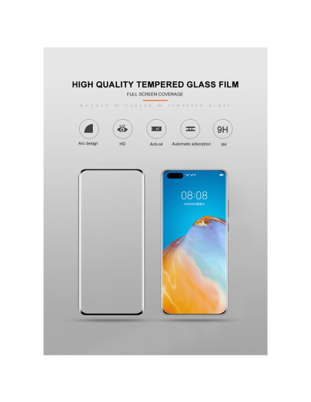 Szkło Ochronne Huawei P40 Pro Mocolo 3D Glass Full Glue