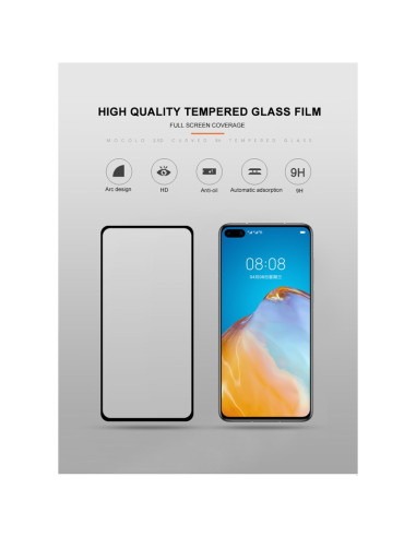 Szkło Ochronne Huawei P40 Mocolo 2.5D Full Glue...