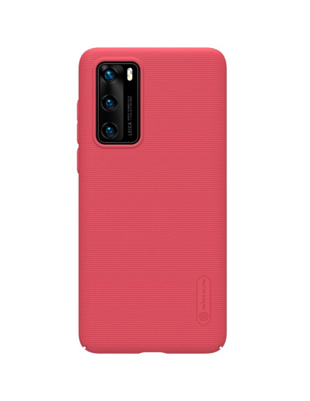 Etui Do Huawei P40 Nillkin Super Frosted Shield Czerwony