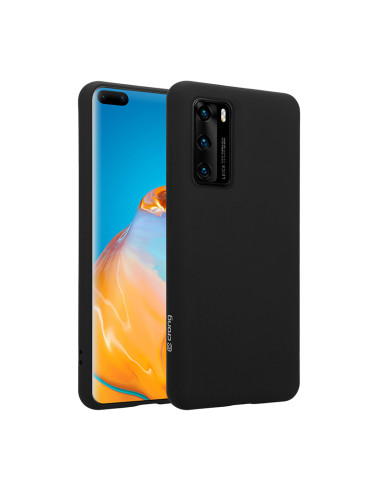 Etui Do Huawei P40 Crong Color Cover Czarny