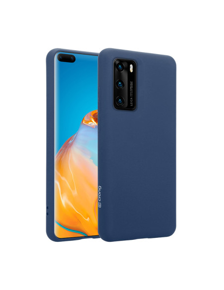 Etui Do Huawei P40 Crong Color Cover Niebieski