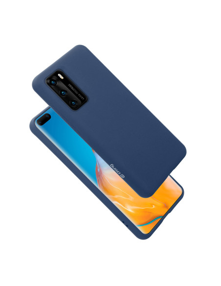 Etui Do Huawei P40 Crong Color Cover Niebieski