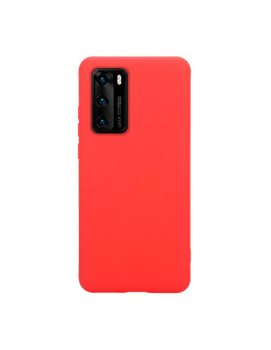 Etui Do Huawei P40 Crong Color Cover Czerwony