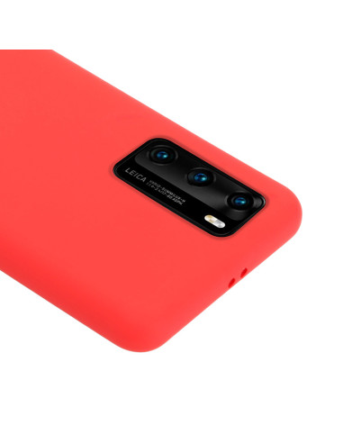 Etui Do Huawei P40 Crong Color Cover Czerwony