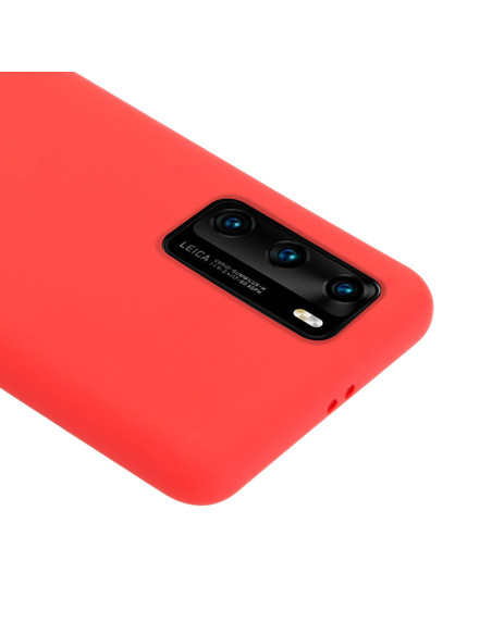 Etui Do Huawei P40 Crong Color Cover Czerwony