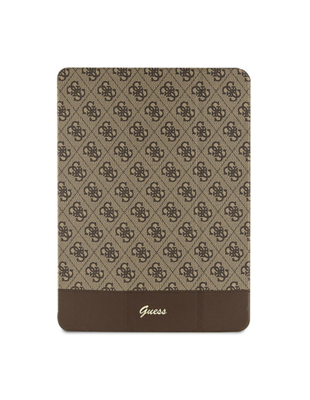 Etui Do iPad Pro 12.9 " ( 2022 - 2020 ) Guess 4G Stripe Allover Brązowy