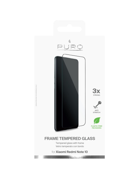 Szkło Ochronne Hartowane Na Ekran Xiaomi Redmi Note 10 Puro Frame Tempered Glass