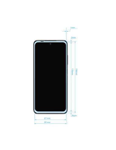 Szkło Hybrydowe Niepękające 9H Na Cały Ekran Xiaomi Redmi Note 10 5G Crong 7D Nano Flexible Glass