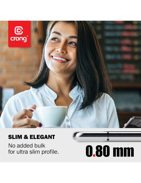 Etui Do Xiaomi Mi Note 10 / Mi Note 10 Pro Crong Crystal Slim Cover Przezroczysty