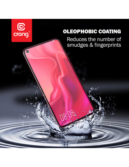 Szkło Hybrydowe 9H Na Cały Ekran Xiaomi Mi 10 Lite Crong 7D Nano Flexible Glass