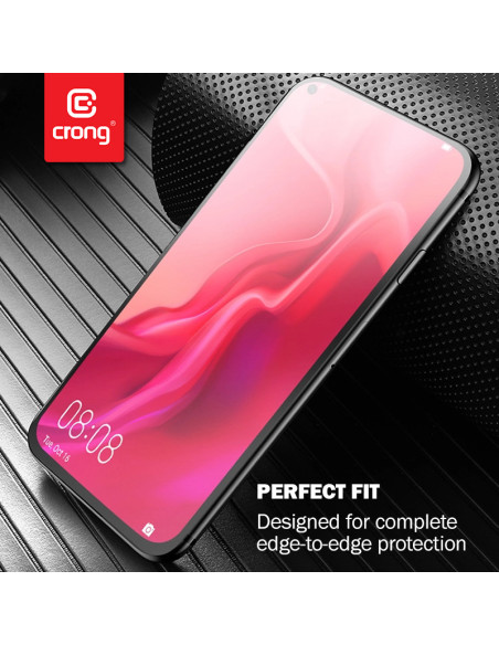 Szkło Hybrydowe 9H Na Cały Ekran Xiaomi Mi 10 Lite Crong 7D Nano Flexible Glass