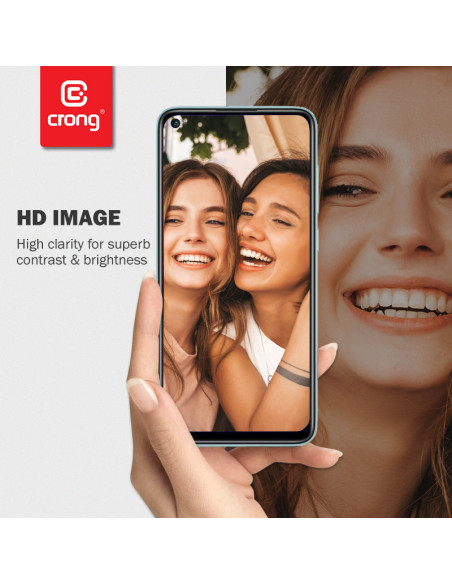 Szkło Hybrydowe 9H Na Cały Ekran Xiaomi Mi 10 Lite Crong 7D Nano Flexible Glass