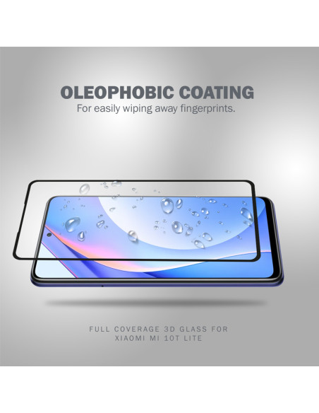 Szkło Hartowane 9H Full Glue Na Cały Ekran Xiaomi Mi 10T Lite Crong 3D Armour Glass