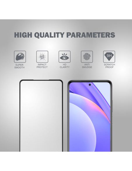 Szkło Hartowane 9H Full Glue Na Cały Ekran Xiaomi Mi 10T Lite Crong 3D Armour Glass