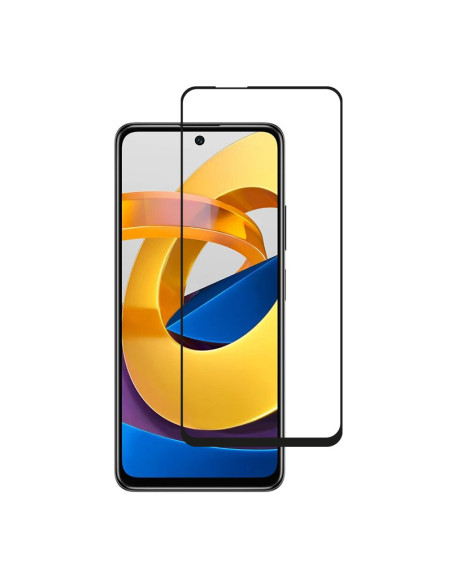 Szkło Hybrydowe Niepękające 9H Na Cały Ekran Xiaomi Poco M4 Pro 5G Crong 7D Nano Flexible Glass