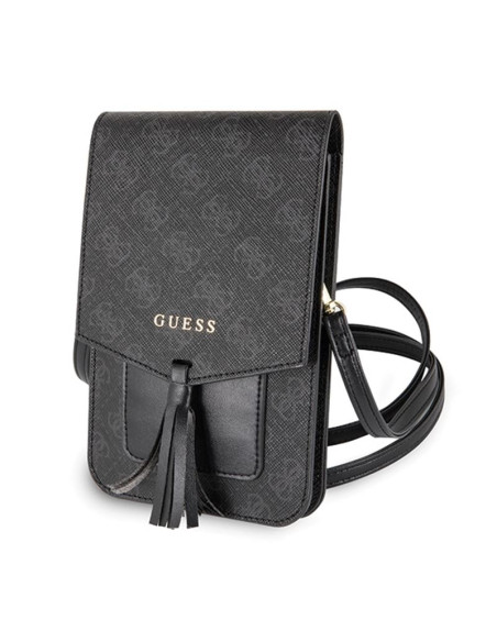 Torba Z Przegrodą Na Smartfona Guess 4G Uptown Wallet Phone Bag Czarny