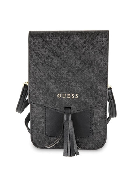 Torba Z Przegrodą Na Smartfona Guess 4G Uptown Wallet Phone Bag Czarny