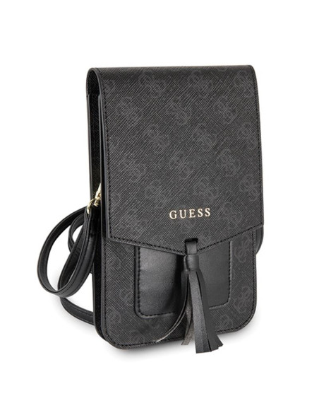 Torba Z Przegrodą Na Smartfona Guess 4G Uptown Wallet Phone Bag Czarny