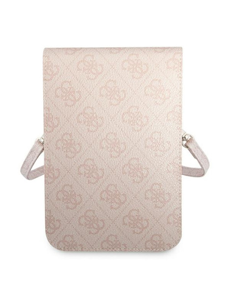 Torba Na Smartfona I Akcesoria Guess Wallet 4G Triangle Logo Phone Bag Różowy