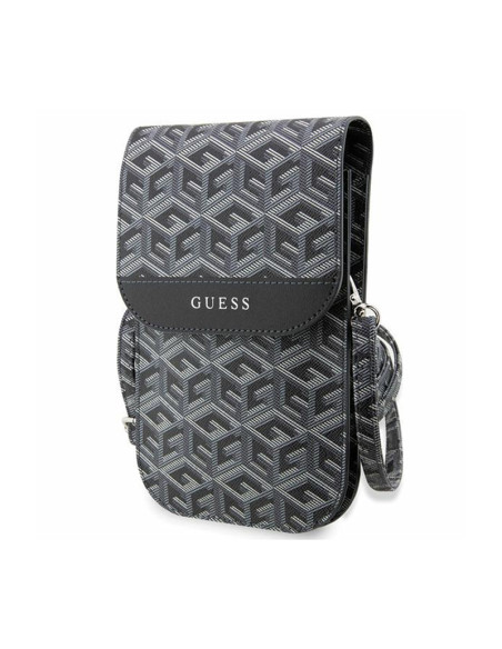 Torba Z Przegrodą Na Smartfona Guess Gcube Stripe Phone Bag Czarny
