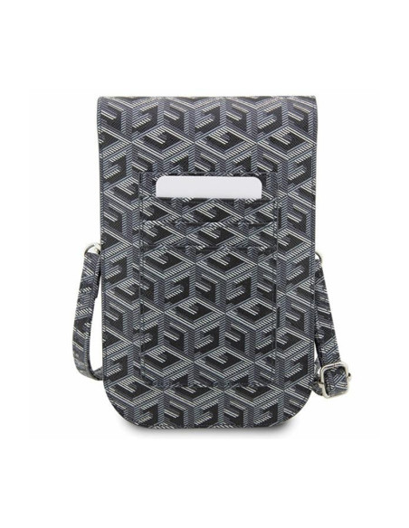 Torba Z Przegrodą Na Smartfona Guess Gcube Stripe Phone Bag Czarny
