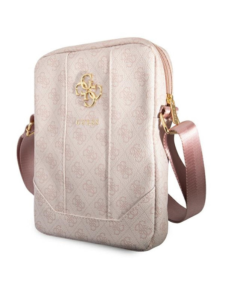 Torba Na Tablet 10 " Guess 4G Big Metal Logo Tablet Bag Różowy