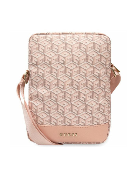 Torba Na Tablet 10 " Guess Gcube Stripe Tablet Bag Różowy