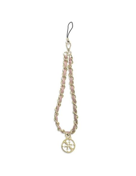 Zawieszka Do Telefonu Guess Phone Strap Chain Metal 4G Charms Złoty