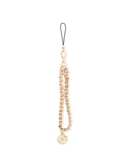 Zawieszka Do Telefonu Guess Phone Strap Chain Metal 4G Charms Złoty