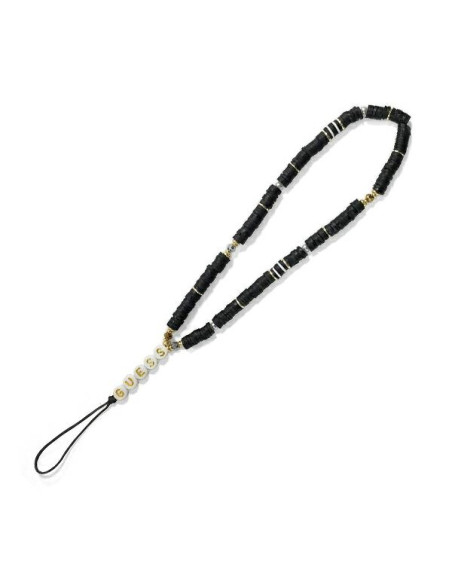 Zawieszka Do Telefonu Guess Phone Strap Heishi Beads Czarny