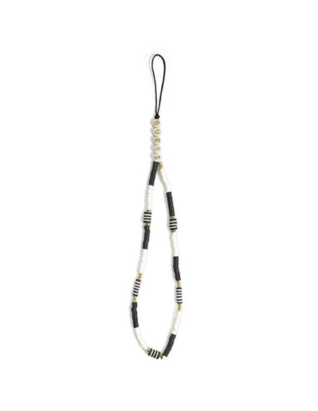 Zawieszka Do Telefonu Guess Phone Strap Heishi Beads Czarny