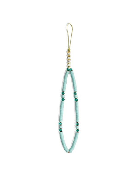 Zawieszka Do Telefonu 25 cm Guess Phone Strap Beads Heishi Niebieski