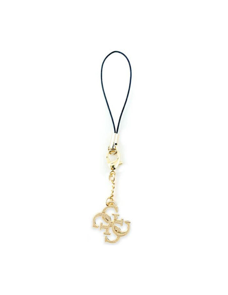 Zawieszka Do Telefonu Guess Phone Strap 4G Glitter Charm Złoty