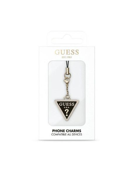 Zawieszka Do Telefonu Guess Phone Strap Triangle Diamond Charm With Rhinestones Złoty