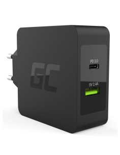 Ładowarka USB-C 45 W Pd Z Przewodem USB-C I Dodatkowym Portem USB Green Cell Czarny