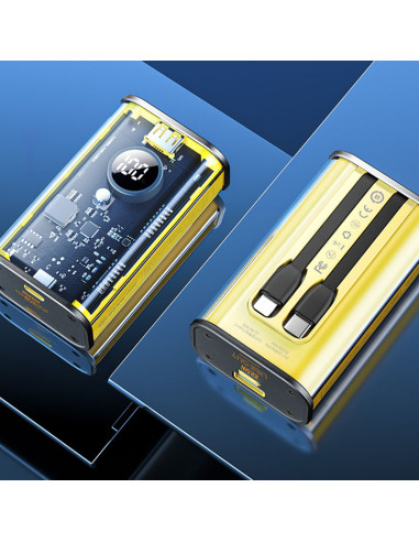 Powerbank 10000 mAh Fast Charging Z Wbudowanym...
