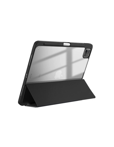 Etui Do iPad Pro 11"(2022-2021) / iPad Air 10.9 " ( 5 - 4 Gen. ) Z Podstawką I Ładowaniem Apple Pencil Crong Primefolio Czarny
