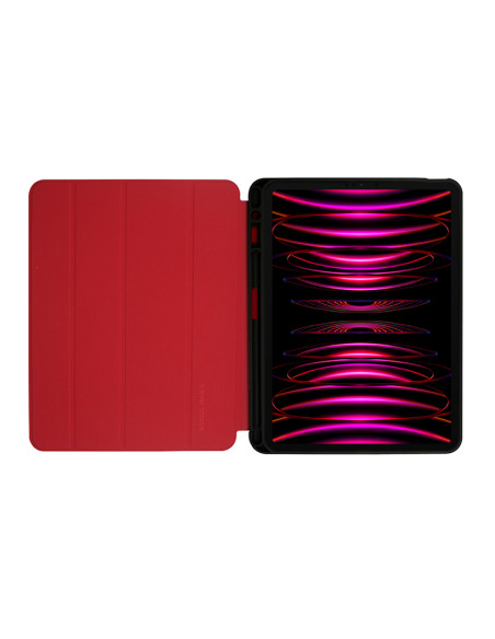 Etui Do iPad Pro 11"(2022-2021) / iPad Air 10.9 " ( 5 - 4 Gen. ) Z Funkcją Apple Pencil Crong Flexfolio Czerwony