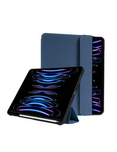 Etui Do iPad Pro 11"(2022-2021) / iPad Air 10.9 " ( 5 - 4 Gen. ) Z Funkcją Apple Pencil Crong Flexfolio Niebieski