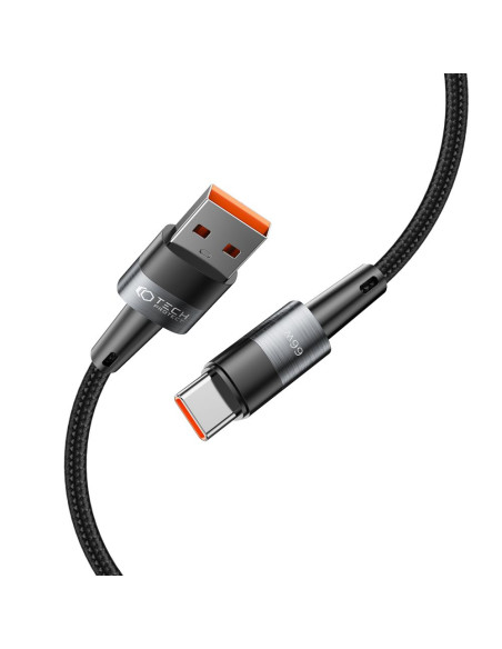 Kabel 66W/6A 50cm Ultraboost USB-C Tech-Protect Szary