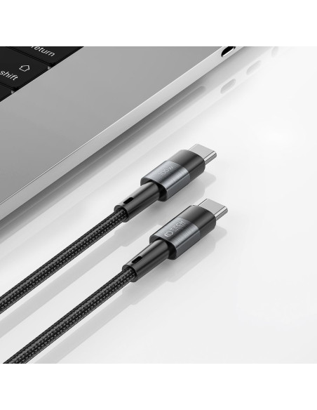 Kabel PD100W/5A 25cm Ultraboost USB-C Tech-Protect Szary