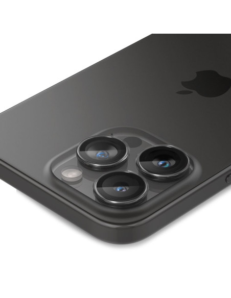 2x Osłona Aparatu Spigen Optik.Tr ”Ez Fit” Camera Protector iPhone 14 Pro / Pro Max / 15 Pro / Pro Max