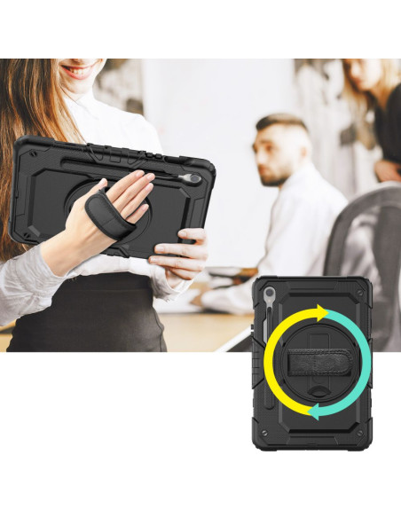 Etui Do Galaxy Tab S9 FE 10.9 X510 / X516B Tech-Protect Solid360 Czarny
