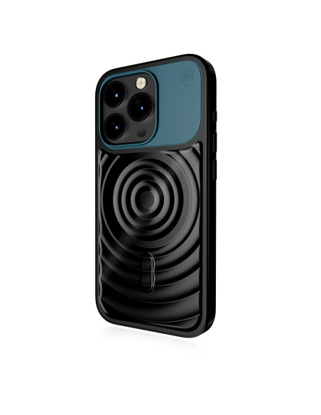 Etui antystresowe do iPhone 15 Pro Max STM Reawaken Ripple MagSafe Czarny