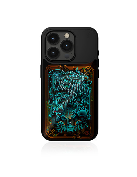 Etui antystresowe do iPhone 15 Pro Max STM Reveal Warm MagSafe Czarny