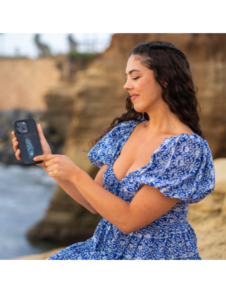 Etui antystresowe do iPhone 15 Pro Max STM Reveal Warm MagSafe Czarny