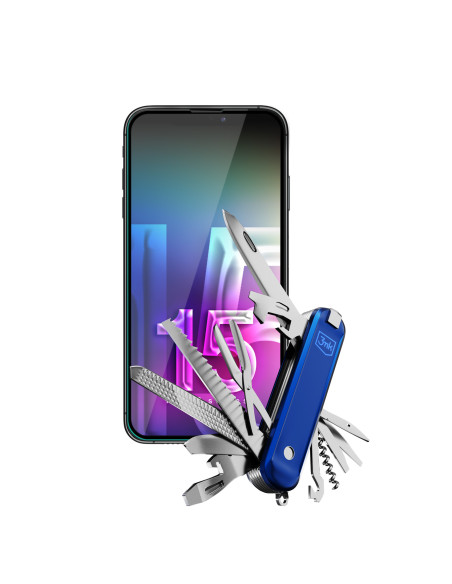 Szkło hartowane do iPhone 15 Pro Max 3mk HardGlass Max Lite Czarny